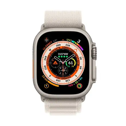 Apple Watch 49mm Starlight Alpine Loop - Medium *Rozbalený*