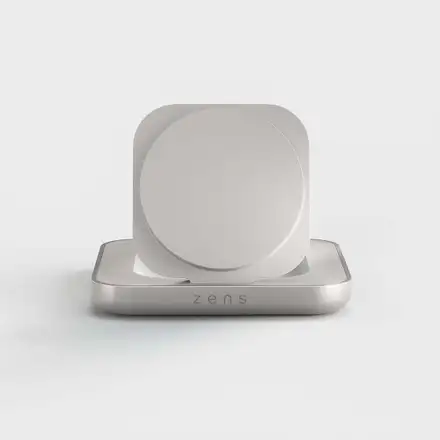 ZENS Qi2 Magnetic Nightstand charger White