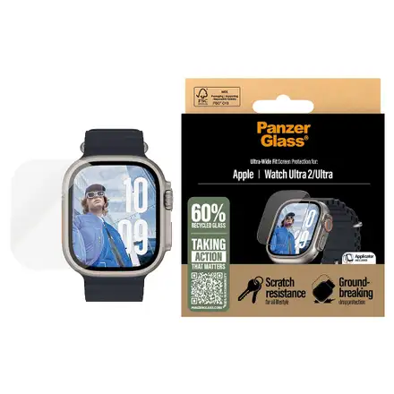 PanzerGlass ochranné sko pre Apple Watch Ultra 49mm - Clear