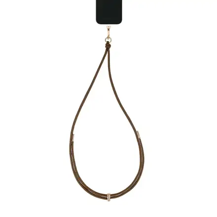 iDeal Cord Phone Strap Mocha Mousse