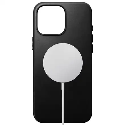 Nomad kryt Traditional Leather Case Magsafe pre iPhone 16 Pro Max - Black