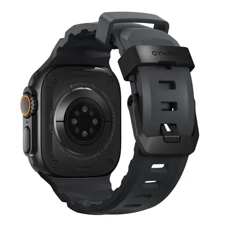 Nomad remienok Rocky Point Band pre Apple Watch 46/49mm - Storm/Black