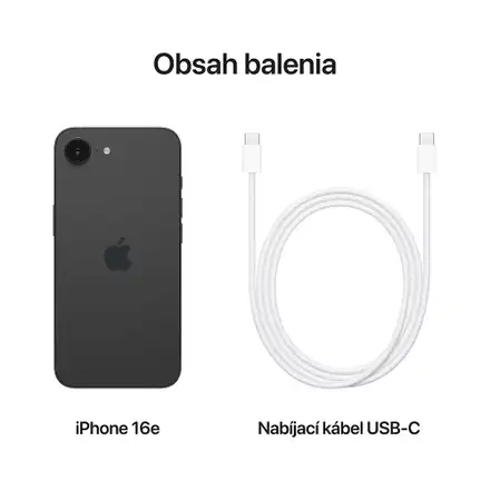 iPhone 16e 128 GB čierny