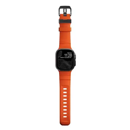 Nomad remienok Rocky Point Band pre Apple Watch 46/49mm - Magma/Black