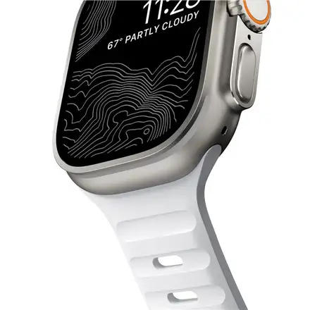 Nomad remienok Sport Strap pre Apple Watch 44-49mm - White