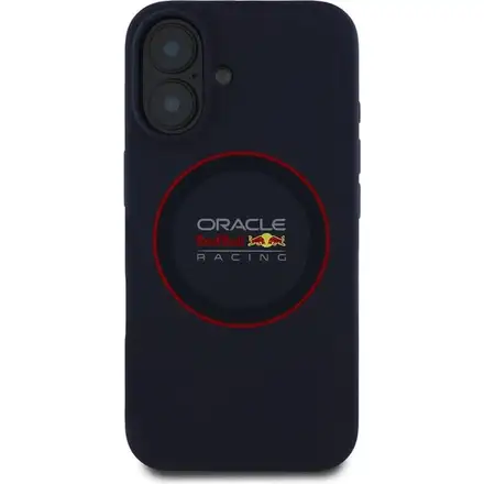 Red Bull Silicone Red Ring MagSafe Zadný Kryt pre iPhone 16 Plus modrý