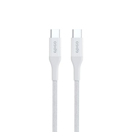 iStores by Epico Braided PD Cable 1.2m USB-C to USB-C - biely