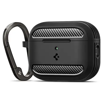 Spigen puzdro Rugged Armor pre Apple Airpods Pro 3 - Black