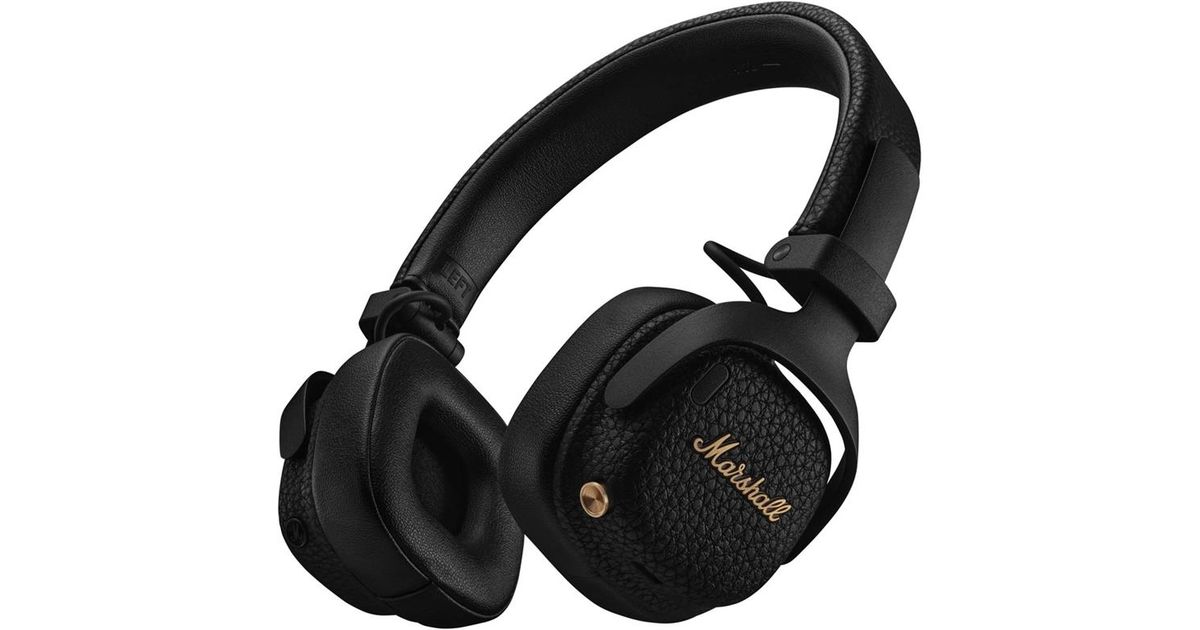 Marshall Milton A.N.C. Black sluchátka
