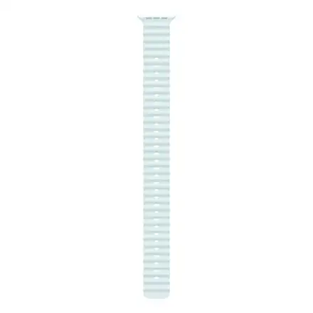Apple Watch 49mm Ice Blue Ocean Band Extension - Natural Titanium Finish