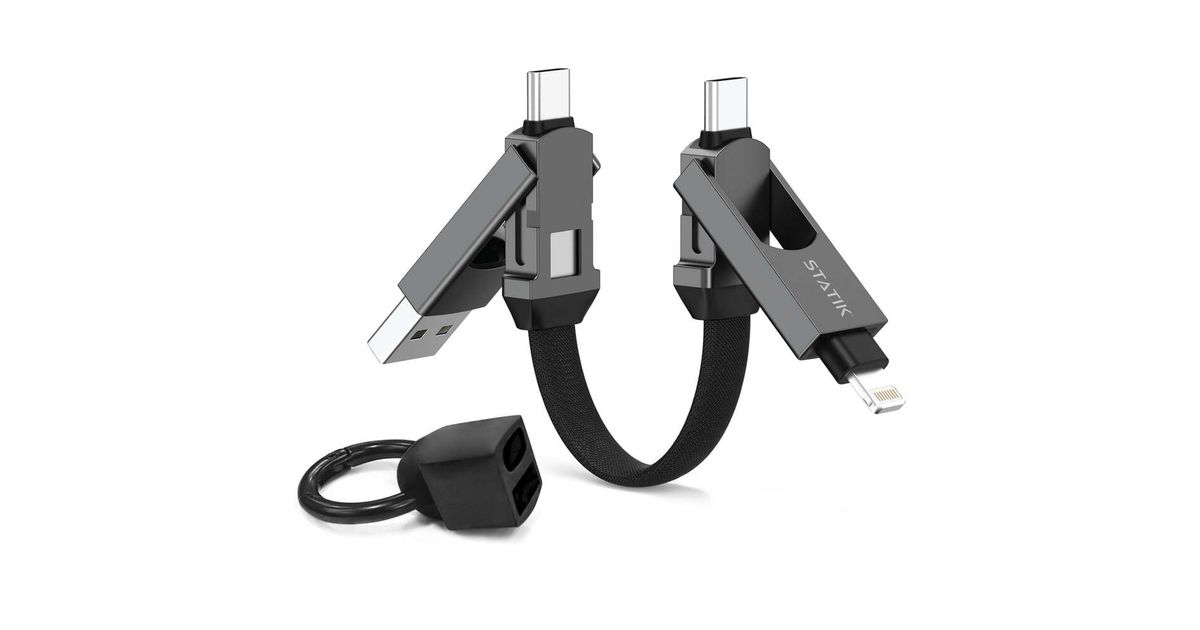 KeySmart Statik HexCharge - univerzálny USB kábel | iStores - Apple ...
