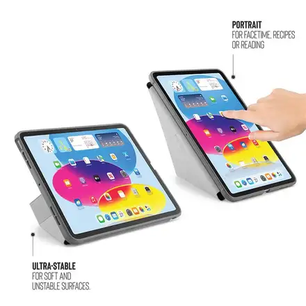 Pipetto puzdro Origami TPU Case pre iPad 10-11 Gen 2022/2025 - Grey