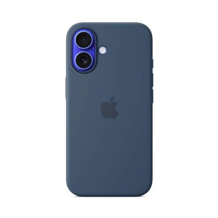 iPhone 16 Silicone Case with MagSafe - Denim