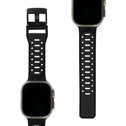 UAG remienok Civilian Silicone Strap pre Apple Watch 44-49mm - Graphite/Black