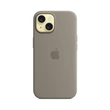 iPhone 15 Silicone Case with MagSafe - Clay