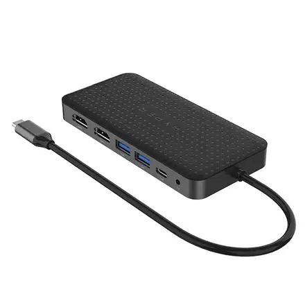 Hyper HyperDrive Dual 4K HDMI 10-in-1 USB-C Hub - Space Gray