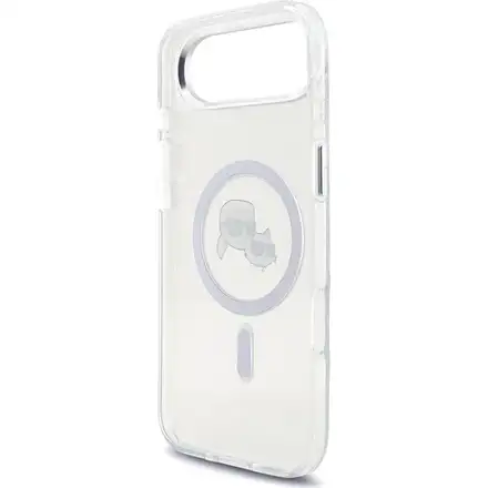 Karl Lagerfeld IML K&CH Heads Metal Frame MagSafe MagSafe kryt iPhone Air priehľadná