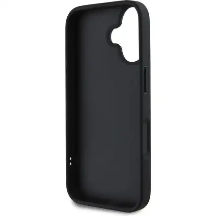 Karl Lagerfeld 3D Rubber Ikonik kryt iPhone 16 čierny
