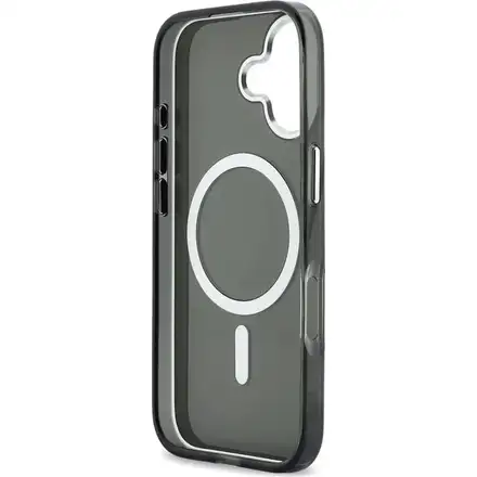 Karl Lagerfeld IML K&CH Heads Logo MagSafe MagSafe kryt iPhone 17 čierny