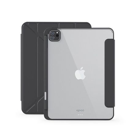 iStores by Epico Hero Flip Case pro Apple iPad Pro 12,9 (2018+)/iPad Air 13" (M2/M3/M4) - čierna