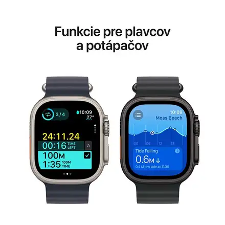 Apple Watch Ultra 2 GPS + Cellular 49mm puzdro z prírodného titánu *Trieda A*