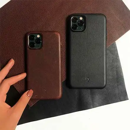 Decoded kryt Leather Backcover pre iPhone 12 mini - Brown