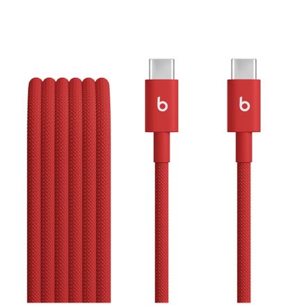 Apple Beats USB-C to USB-C Woven Cable (1.5 m) - Rapid Red