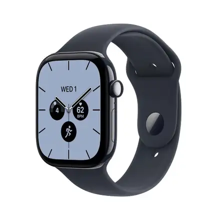 Apple Watch Series 12 GPS + Cellular 42mm Night Blue Ceramic Case with Navy Blue Sport Band - M/L