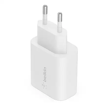 Belkin 25W PD 3.0 PPS USB-C Wall Charger - White