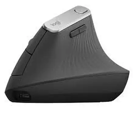Logitech MX Vertical - pokročilá ergonomická myš - grafitová
