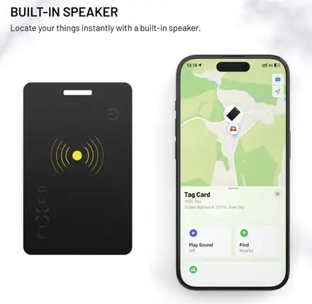 FIXED Tag Card 2 Smart Tracker s podporou Find My - modrá