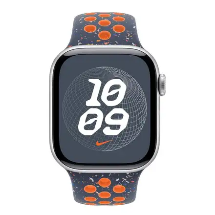 Apple Watch 46mm Blue Flame Nike Sport Band - M/L