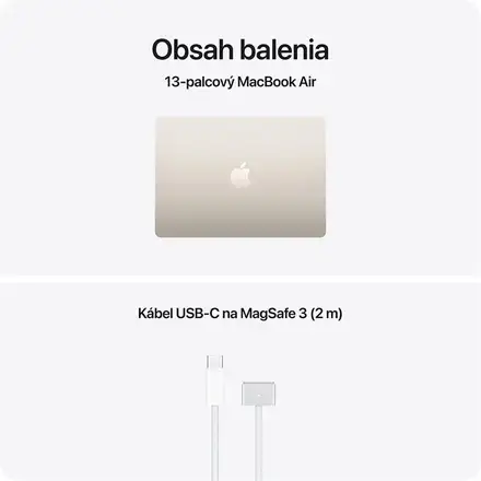 CTO MacBook Air 13" Apple M5 10C CPU 10C GPU 16GB 512GB Hviezdny biely SK
