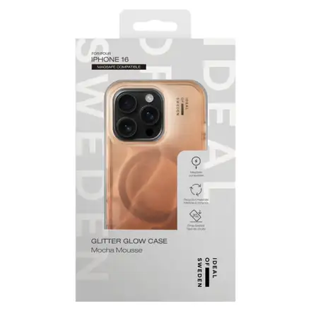 iDeal Fashion Clear Case MagSafe iPhone 16 Pro Mocha Mousse