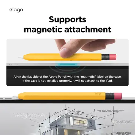 Elago kryt Classic Pencil Case pre Apple Pencil USB-C - Midnight Green
