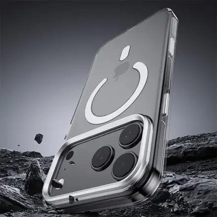Devia kryt Crystal Shockproof Magnertic Case pre iPhone 17 Pro Max - Clear