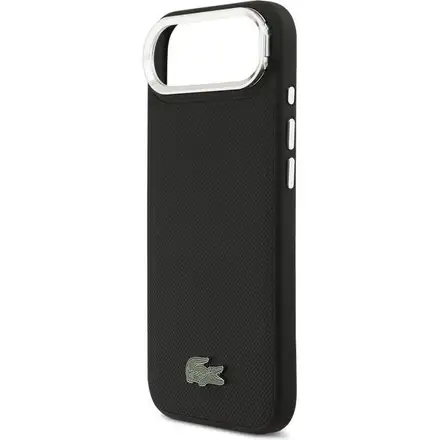 Lacoste Iconic Petit Pique Camera Stand MagSafe kryt iPhone Air čierny