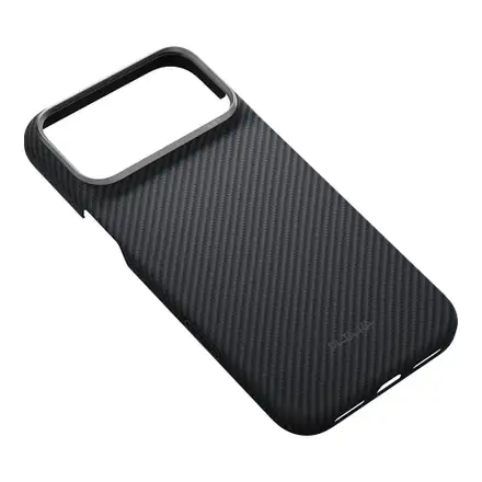 Pitaka kryt Edge Case pre iPhone 18 Pro Max - Black/Grey
