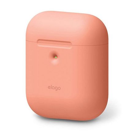 Elago Airpods 2 Silicone Case - Peach