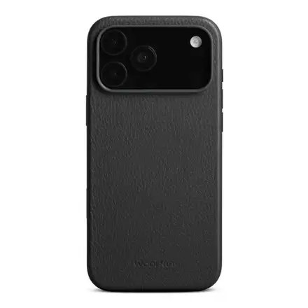 Woolnut Leather Case for iPhone 17 Pro Max - Black