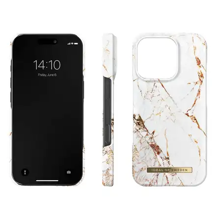 iDeal Fashion Case MagSafe iPhone 16 Pro Carrara Gold