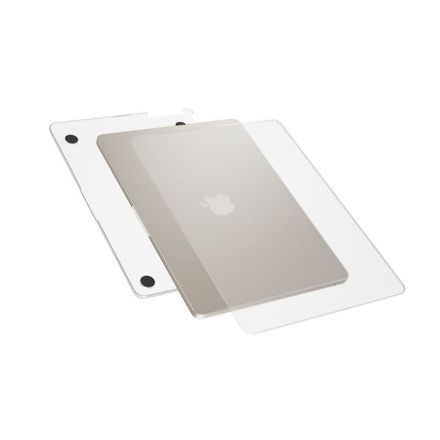 Epico Slim Shell pre MacBook Air 13,6" (M2/M3/M4/M5) - matná transparentná