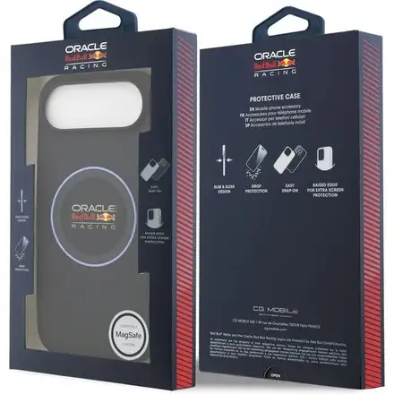 Red Bull Silicone Blue Ring MagSafe Zadný Kryt pre iPhone Air modrý