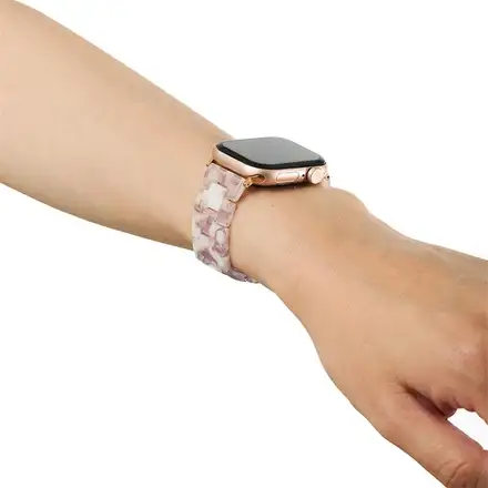 iDeal Resin Watch Band 38/40/41/42 Pink Pearl