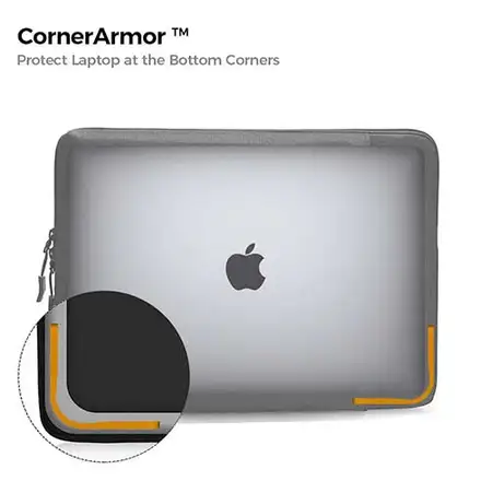 Tomtoc puzdro 360 Protective Sleeve pre Macbook Air 13" M1/M2/M3/M4 - Black Blue