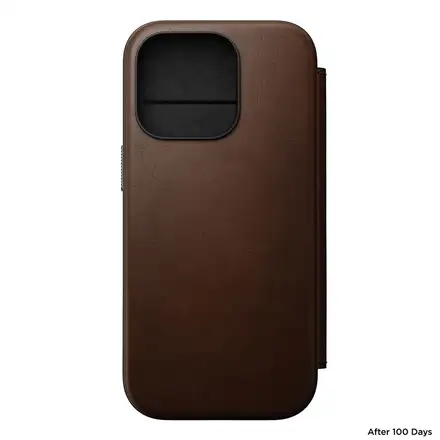 Nomad puzdro Modern Leather Folio Magsafe pre iPhone 16 Pro - Brown