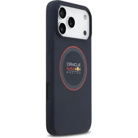 Red Bull Silicone Red Ring MagSafe Zadný Kryt pre iPhone 17 Pro Max modrý