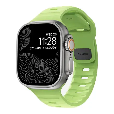 Nomad remienok Sport Strap pre Apple Watch 44-49mm - Glow 2.0