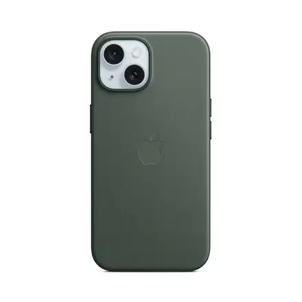 iPhone 15 FineWoven Case with MagSafe - Evergreen