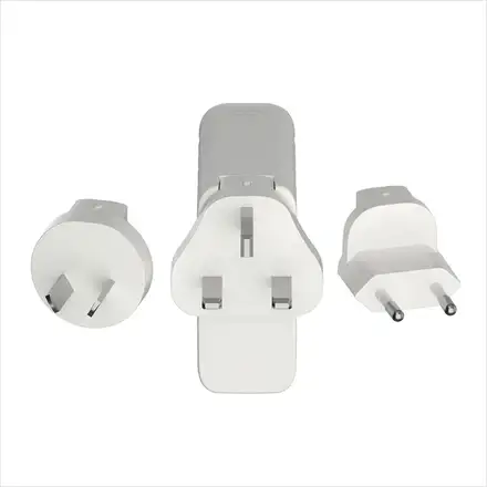 Adam Elements Omnia Pro 140W 3-Port GaN Power Charging Kit - White